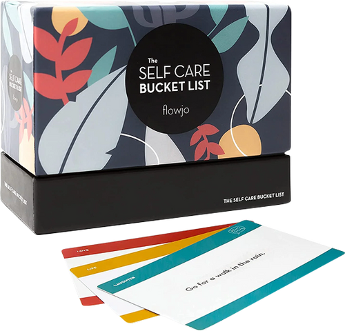  The Self Care Bucket List card deck by Flowjo — 100 self care ideas for adults